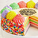 Birthday Rainbow Cake