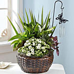 Butterfly Chime Dish Garden