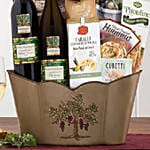 Double Delight Wine Basket