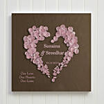 Heart Of Roses Personalized Canvas