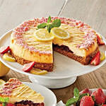 Lemon Strawberry Cheesecake