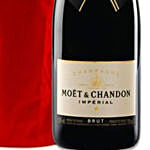 Moet & Chandon Imperial With Red Velvet Gift Bag