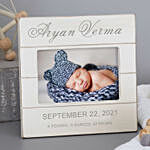Simple And Sweet Personalized Baby Shiplap Frame