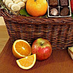 Vintage Gourmet Fruit & Cheese Gift Basket