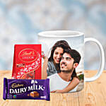 Romantic Personalized Mug With Chocos