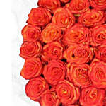 50 Stems Of Bicolor Orange Rose
