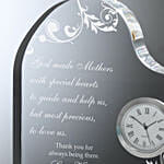 Dear Mom Personalized Heart Clock