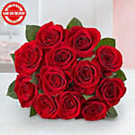 Dozen Red Rose Bouquet
