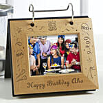 Happy Birthday Personalized Flip Photo Album