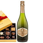 Iron Horse Wedding Cuvee & Godiva Gift Set