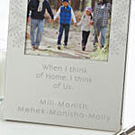 Personalized Silver Picture Frame