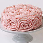 Pink Rose Chocolate Cake