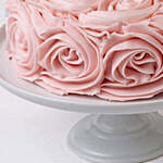 Pink Rose Chocolate Cake