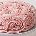 Pink Rose Chocolate Cake