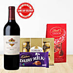 Red Wine & Mixed Chocolates