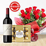 Red Wine Roses & Choco