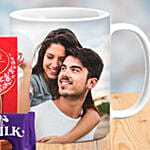 Romantic Personalized Mug With Chocos