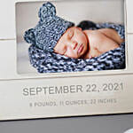 Simple And Sweet Personalized Baby Shiplap Frame