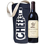 Stag's Leap Artemis Cabernet Sauvignon & Cheers! Wine Tote