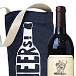 Stag's Leap Artemis Cabernet Sauvignon & Cheers! Wine Tote