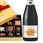 Veuve Clicquot & Godiva Chocolates