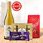 White Wine & Mixed Chocolates