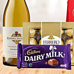 White Wine & Mixed Chocolates