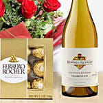 White Wine Roses & Choco