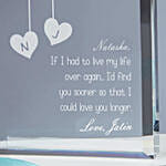 You're All I Need Personalized Keepsake