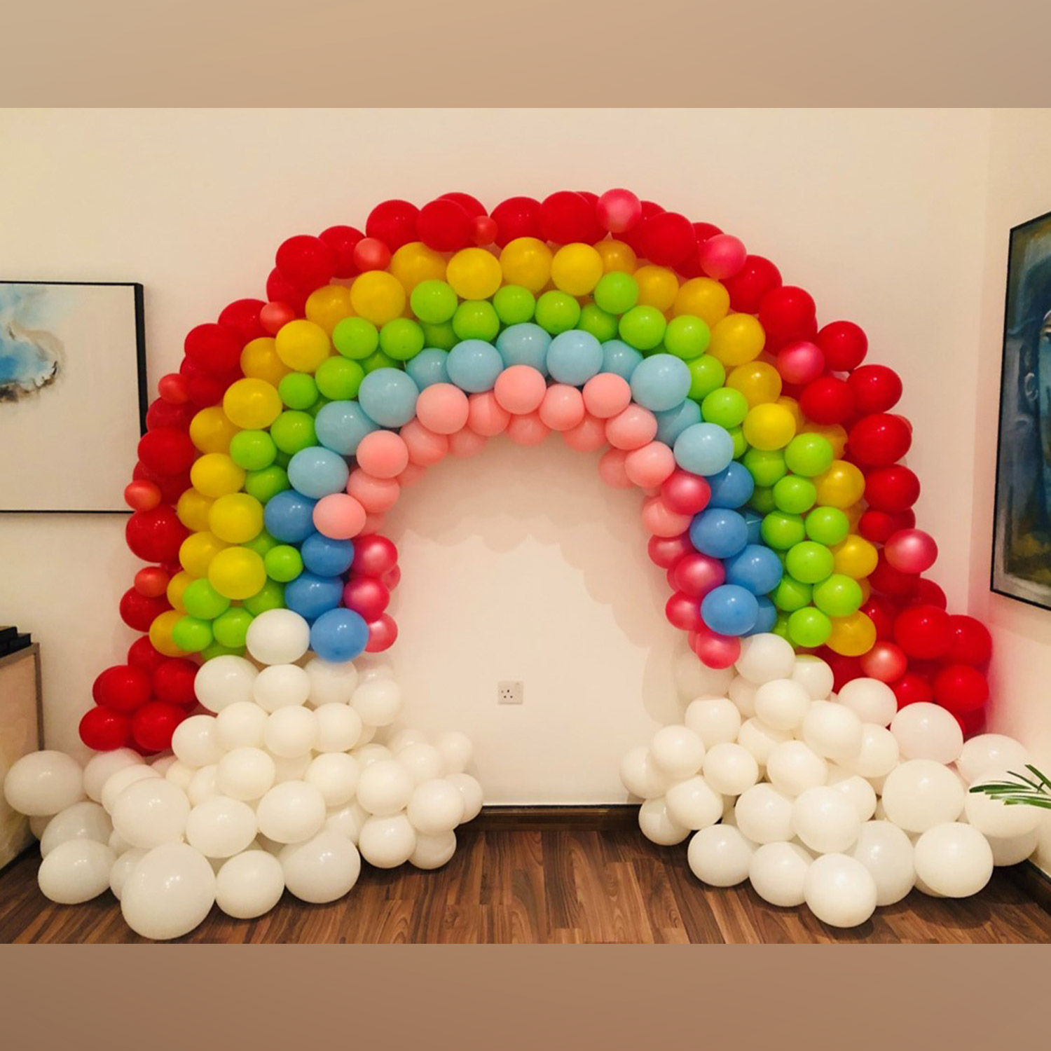 Online Rainbow Balloon Arch Gift Delivery in UAE FNP