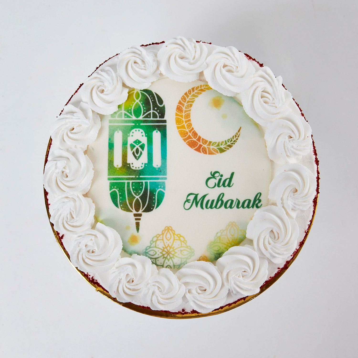 Online Eid Mubarak Cake 4 Portion Gift Delivery in UAE FNP