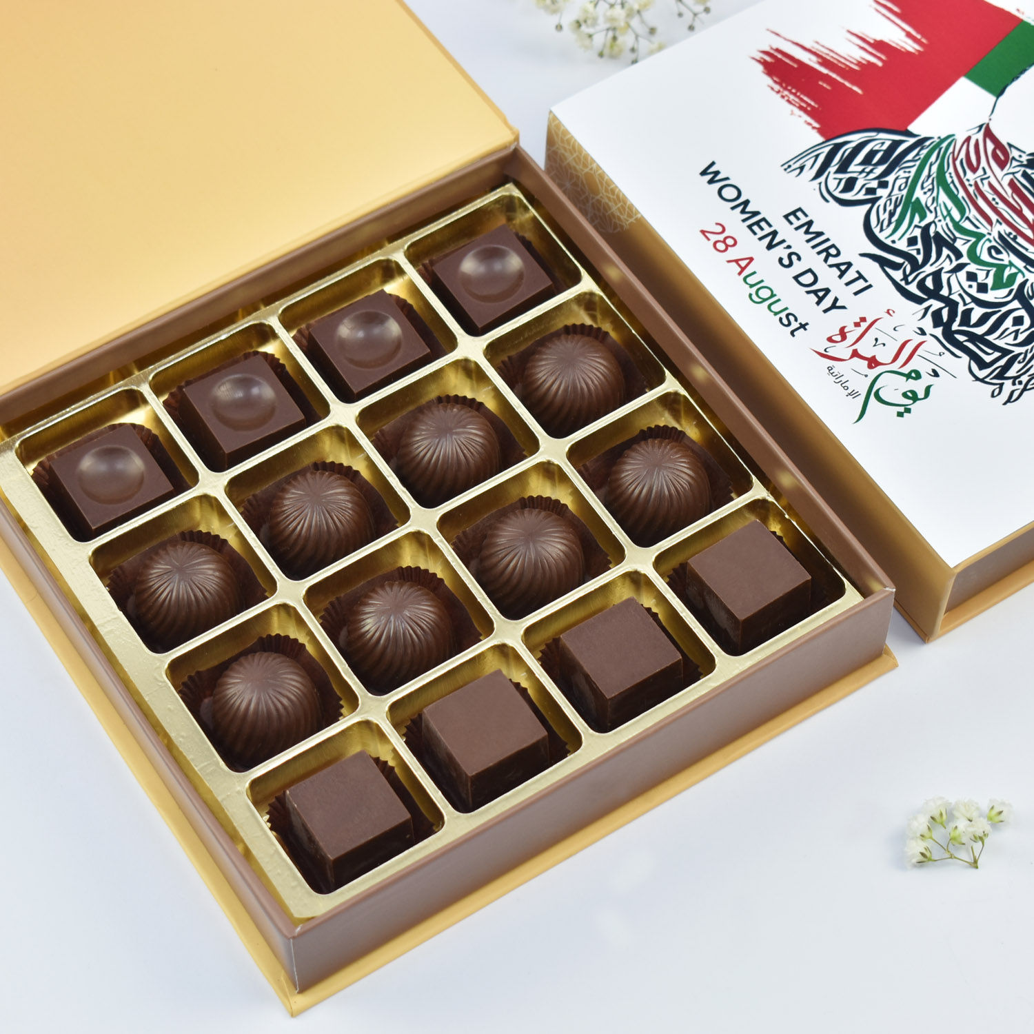 Online Emirati Women Day Chocolate Box Gift Delivery in UAE FNP