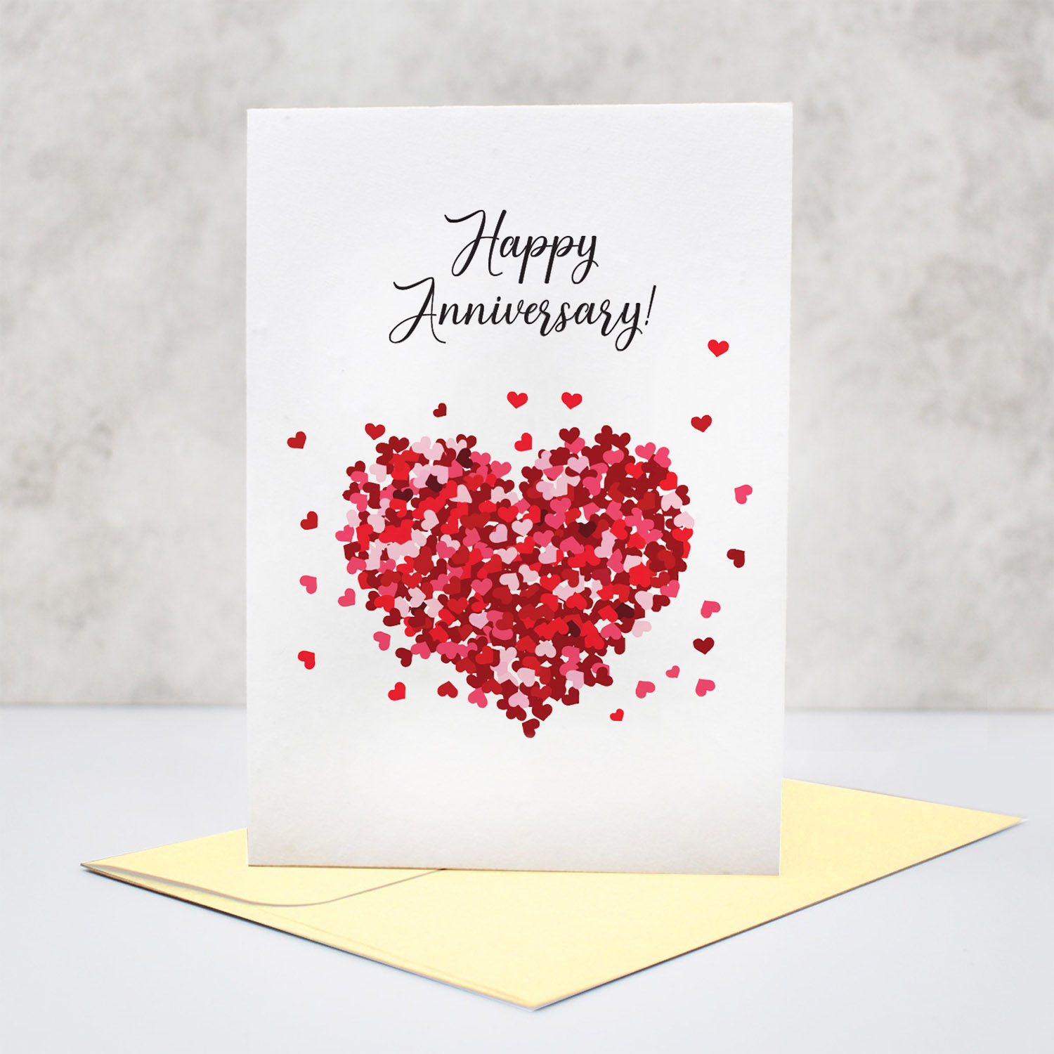 Personalised Happy Anniversary Greeting Card