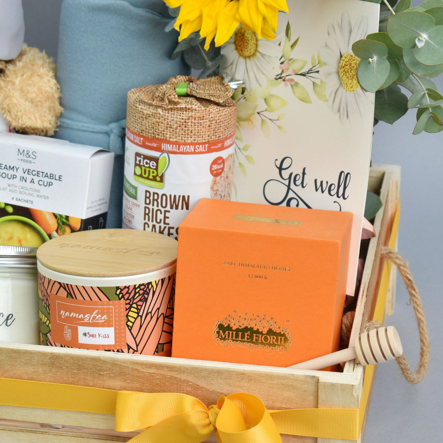 Online Get Well Soon Sunflower Hamper Gift Delivery in UAE FNP