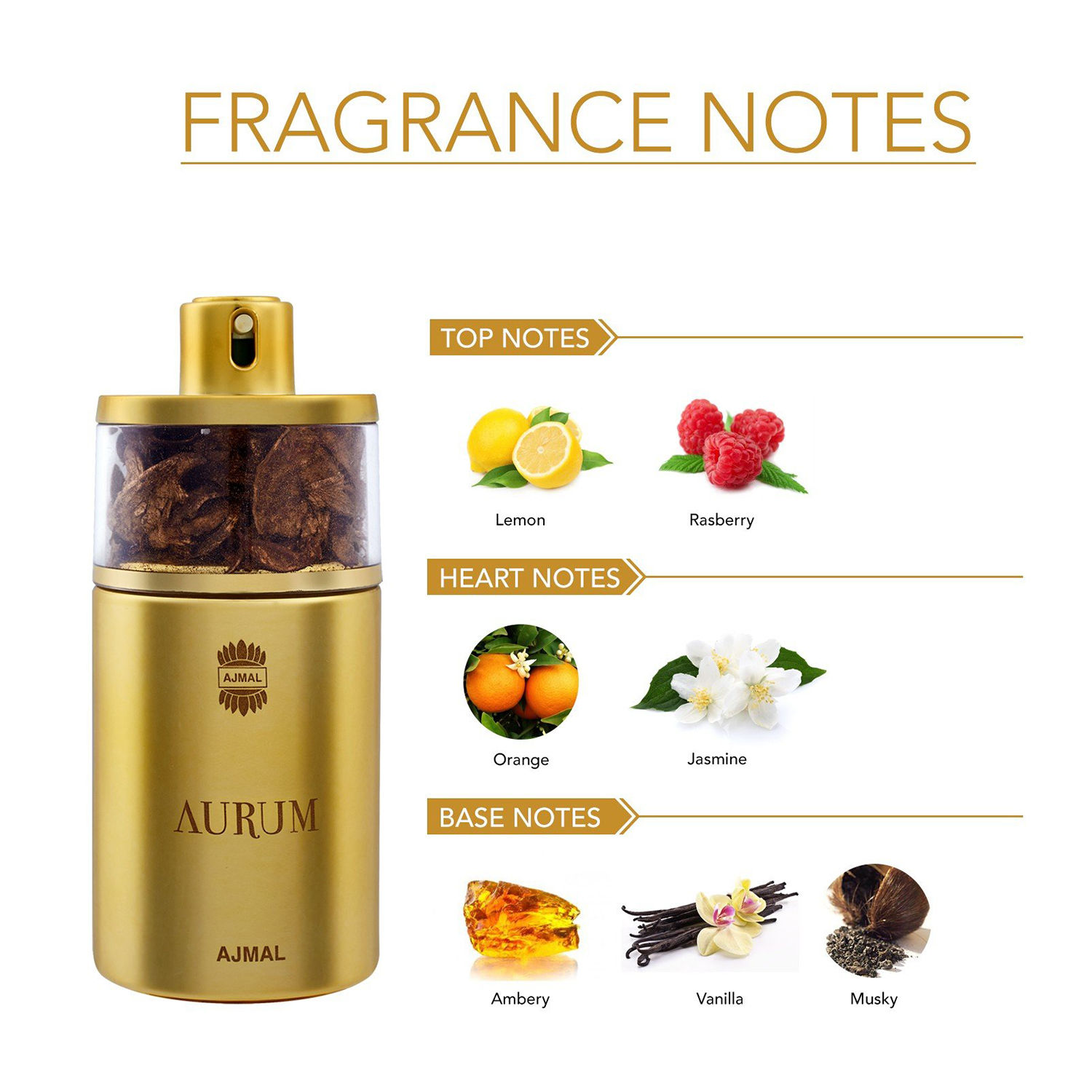 Order Aurum 75Ml Edp By Ajmal Perfume Online | Same-Day Delivery UAE ...