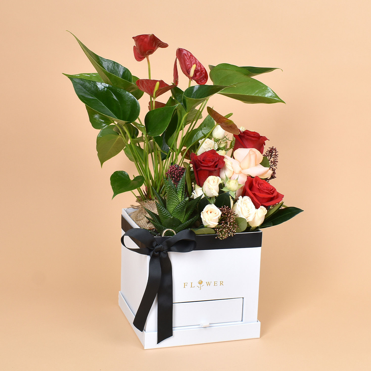 Online Flowers and Plants Box Gift Delivery in UAE FNP