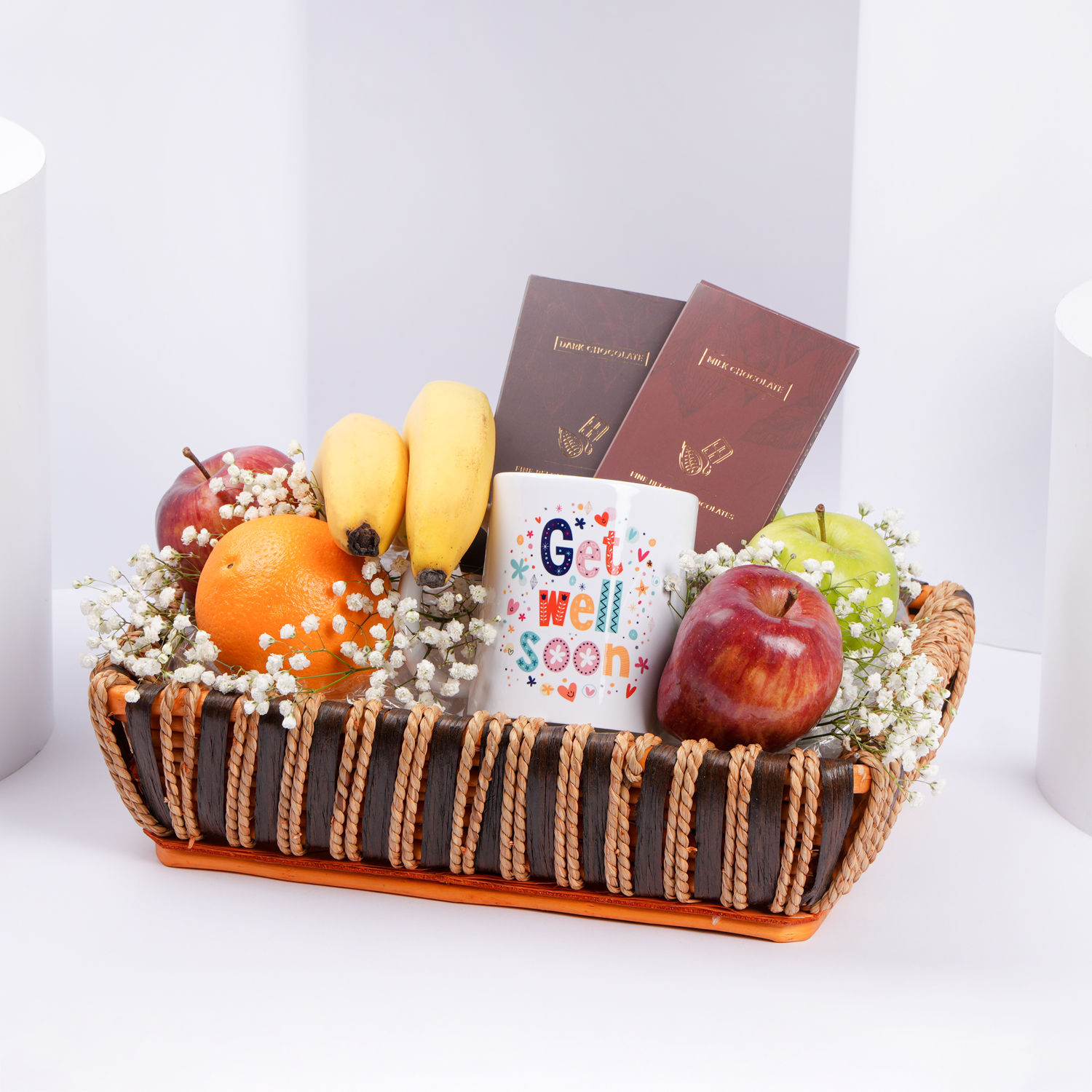 Online Get Well Soon Fruit Basket Gift Delivery in UAE FNP