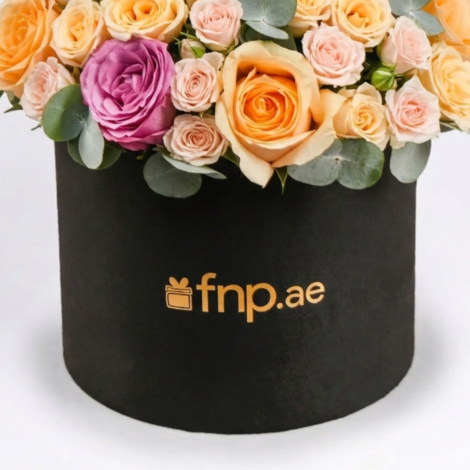 Fnp Roses Order Mix Roses in Black Box Online | Same-Day Delivery UAE - Fnp.ae