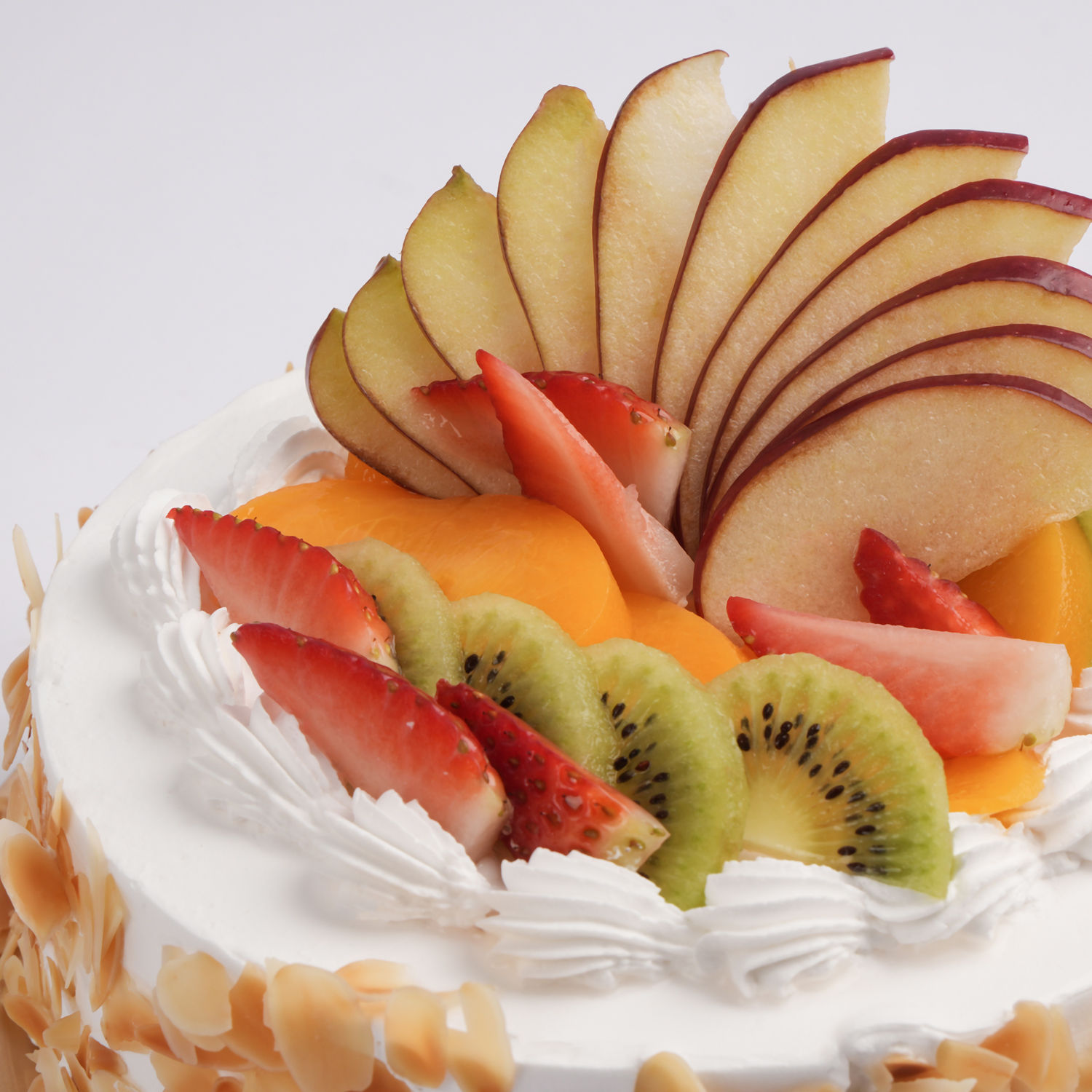 Order Eggless Vanilla Mix Fresh Fruit Cake Online | Same-Day Delivery ...