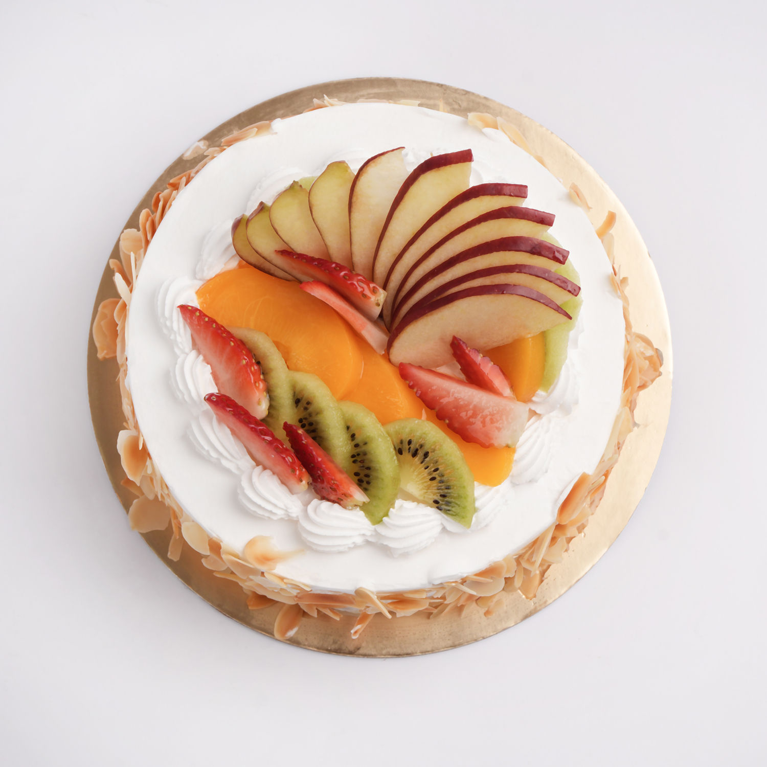 Order Eggless Vanilla Mix Fresh Fruit Cake Online | Same-Day Delivery ...
