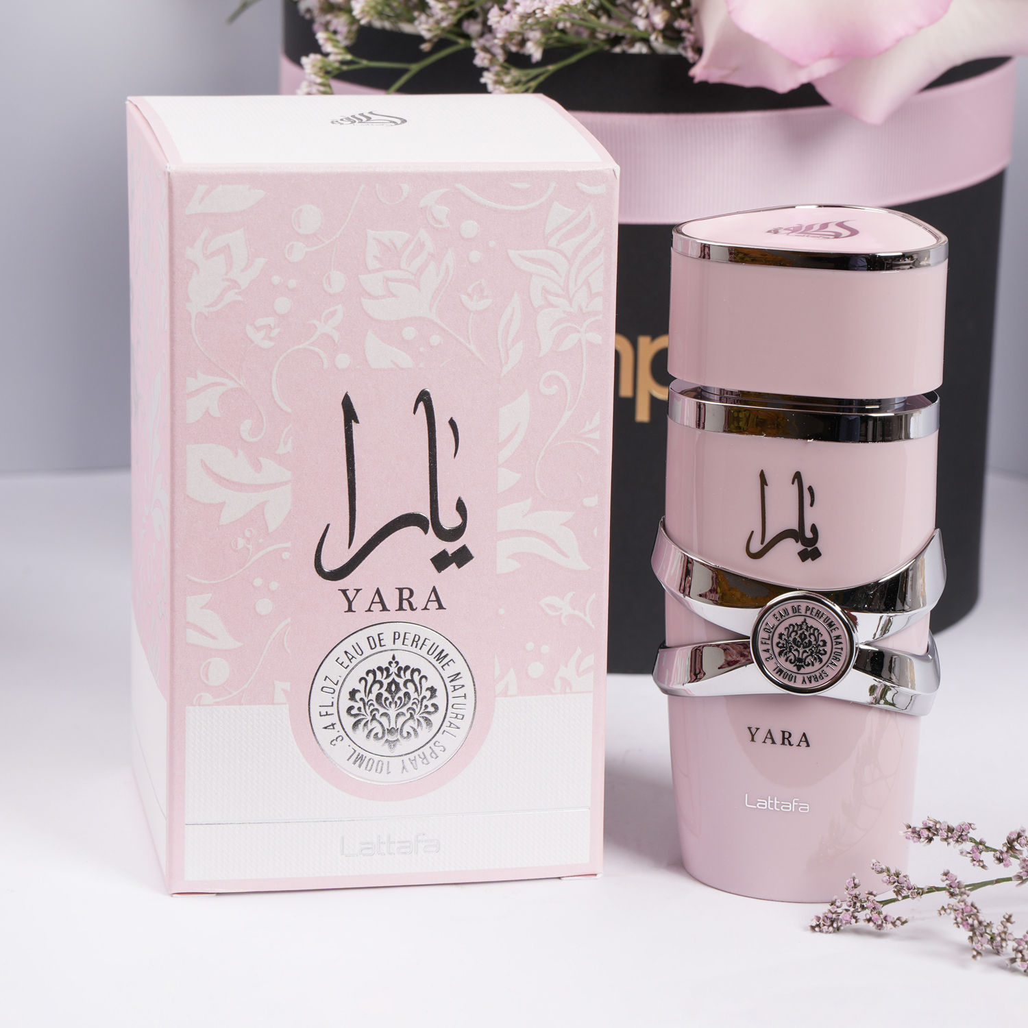 أون لاين عطر لطافة يارا نسائي و بوكس ورد بينك توصيل هدايا في UAE - FNP